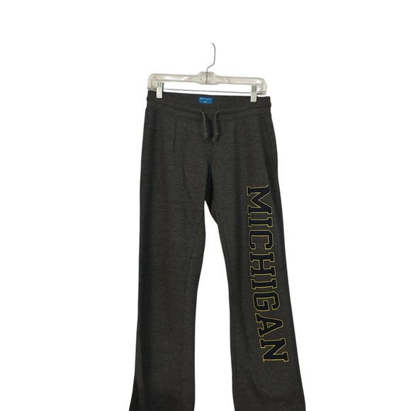 Champion Pants - Champion  gray Sweatpants with Michigan Print